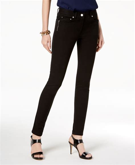 michael kors izzy skinny jeans who what wear|Michael Kors izzy cropped skinny.